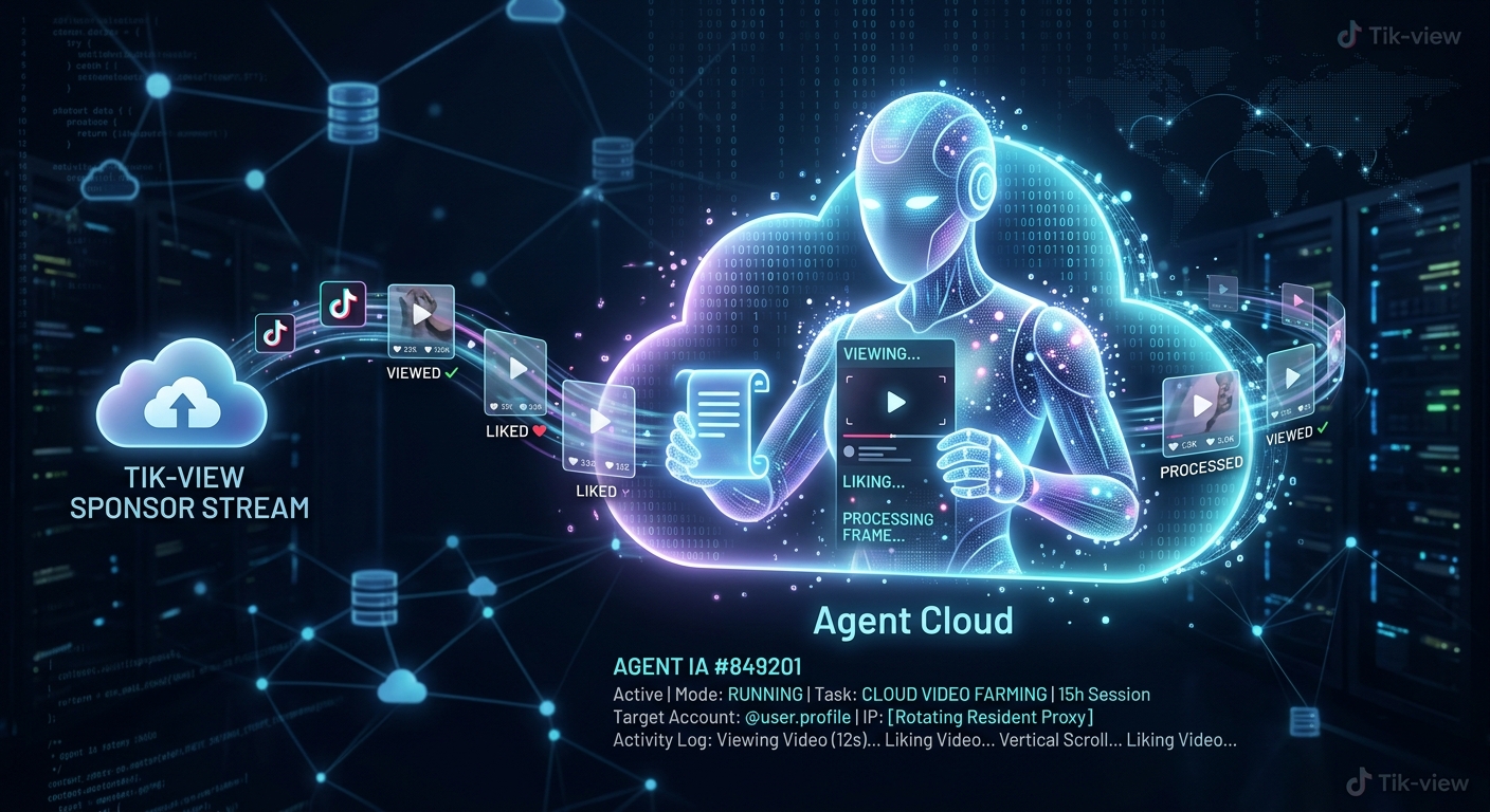 Agent Cloud Tik-view — infrastructure IA traitant les campagnes publicitaires TikTok